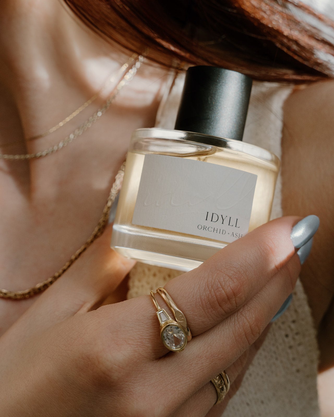 Jasmine Incense + Vanilla IDYLL Clean Travel Perfume | Orchid + Ash