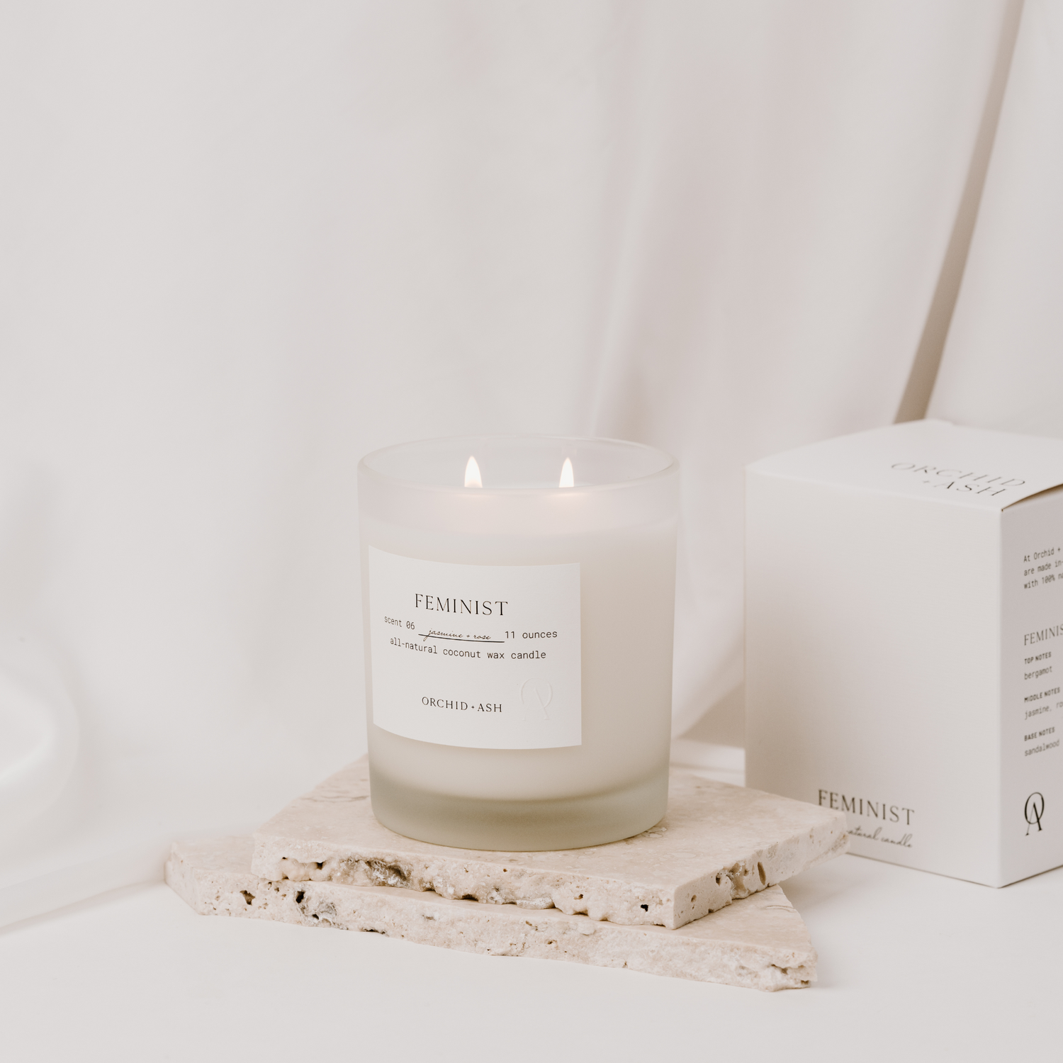 FEMINIST Natural Candle - Orchid + Ash