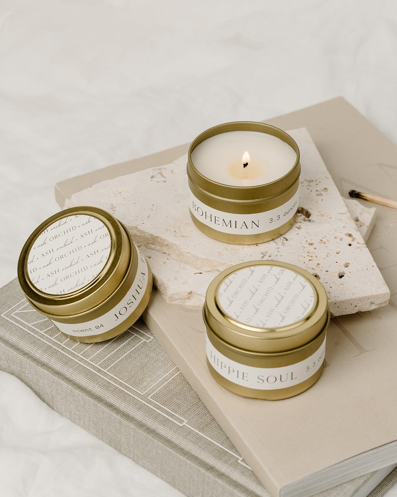 Thymes ‐ Goldleaf Candle ‐ Pioneer Linens